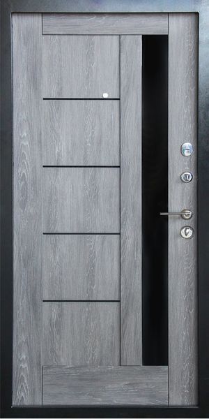Вхідні двері Magda Doors 157.5/605.1 BLK 18014 фото Вхідні двері Magda Doors 157.5/605.1 BLK 18014 фото