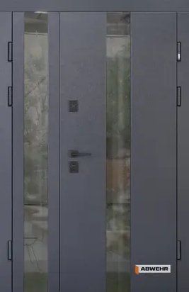 Полуторні двері з терморозривом модель Queen комплектація Termix ABWEHR (LP5) 1681 фото
